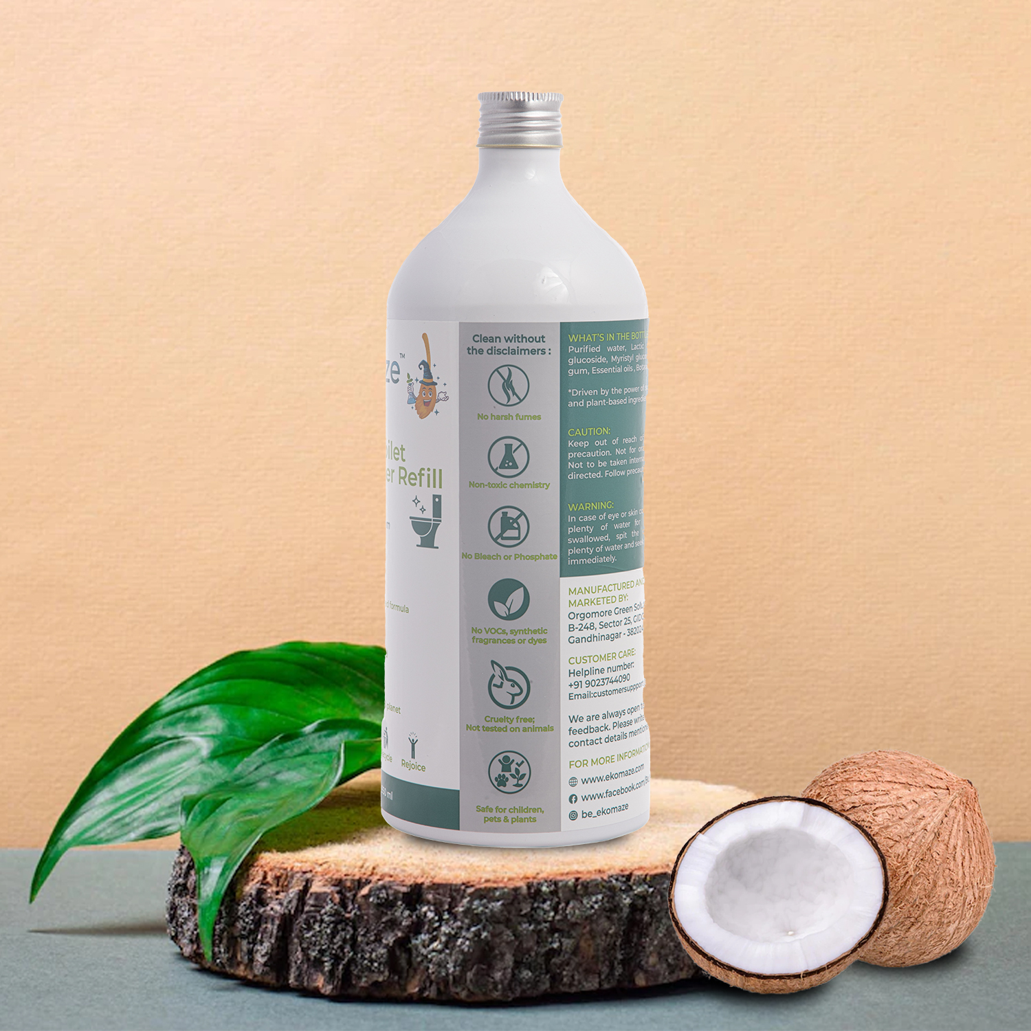 Powerful Toilet Bowl Cleaner Refill | Makes nastiest bathroom cleaning nicer